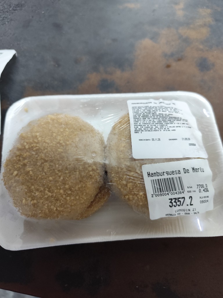 Hamburguesa De merlu