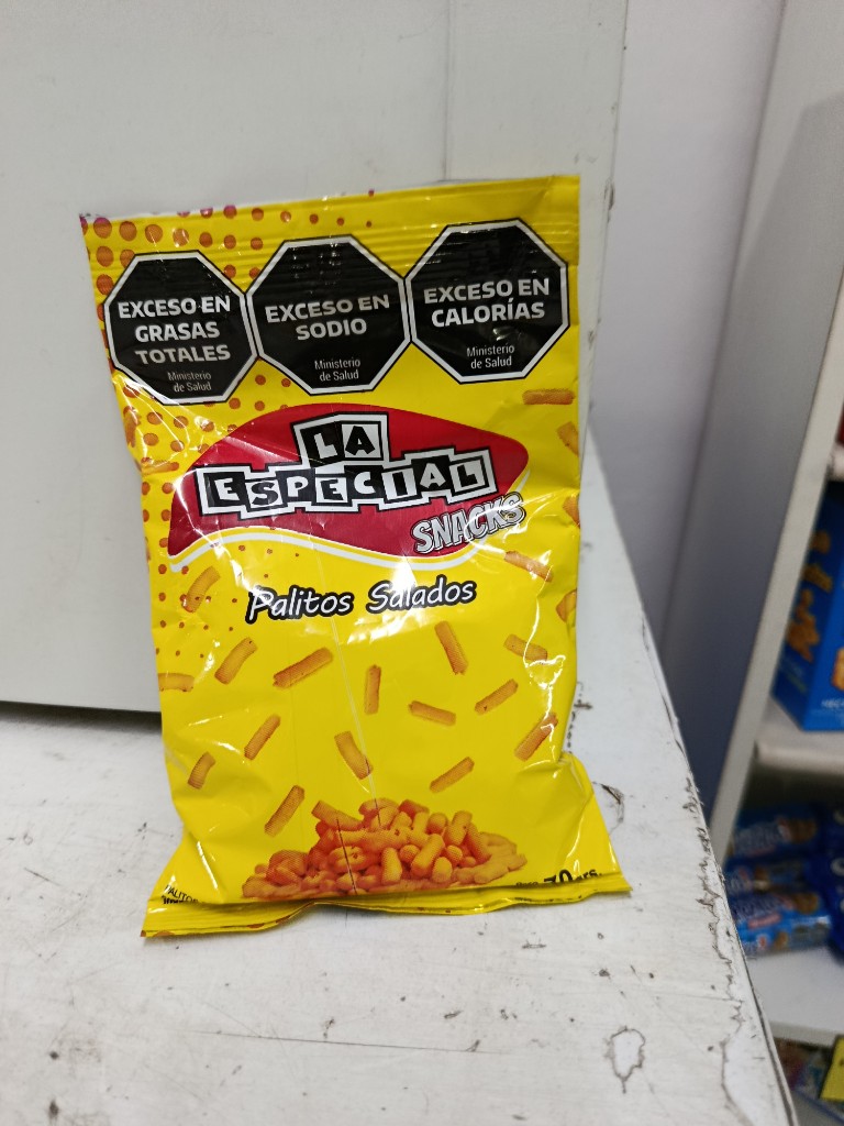 Palitos salados la especial por 70 g y cuánto el precio de este momento