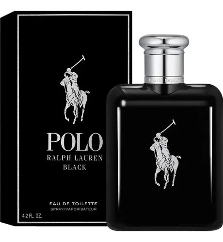 RALPH LAUREN POLO BLACK MEN EDT 125ML CABALLERO