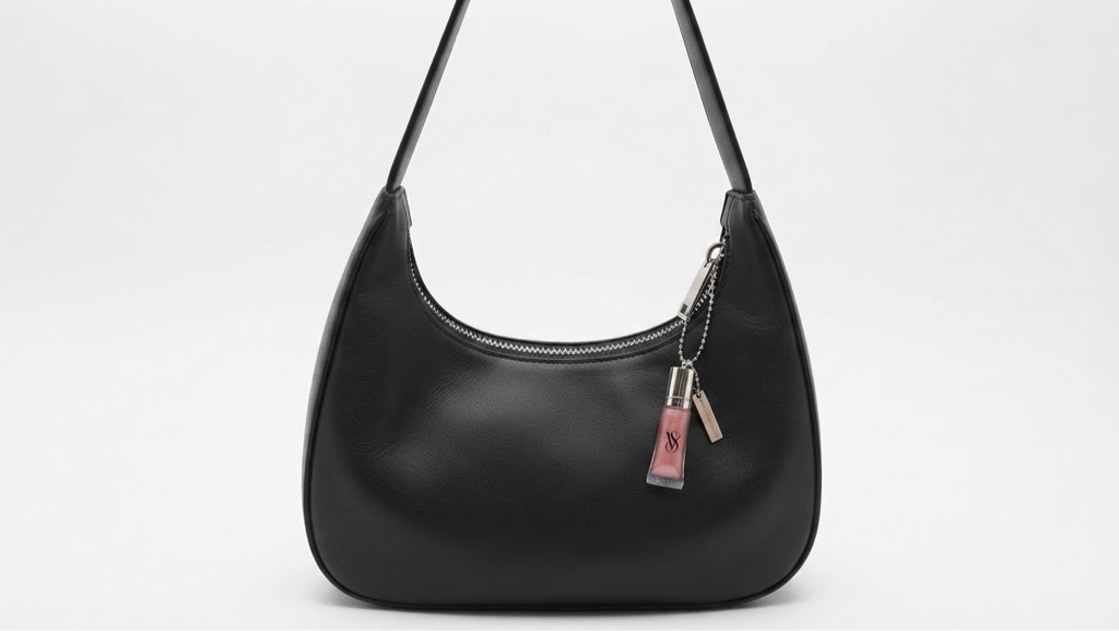 Cartera negra curva