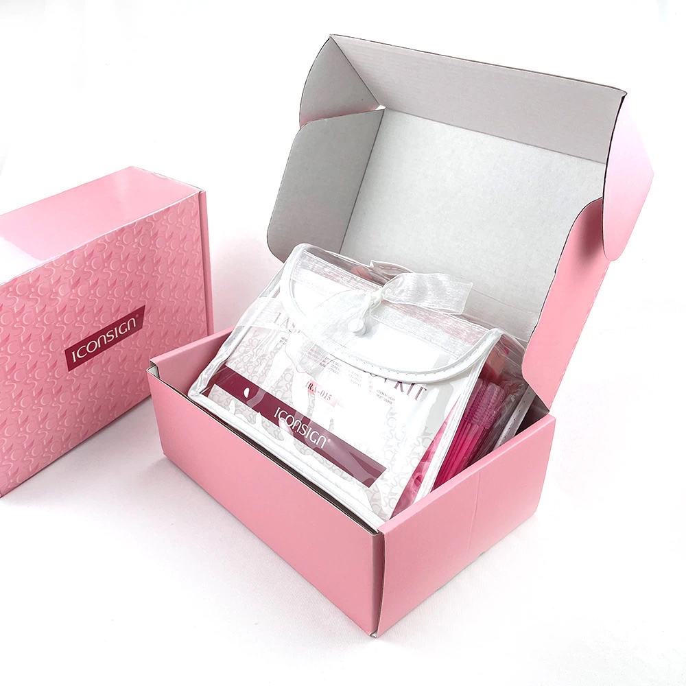iconsign kit pestañas rosa