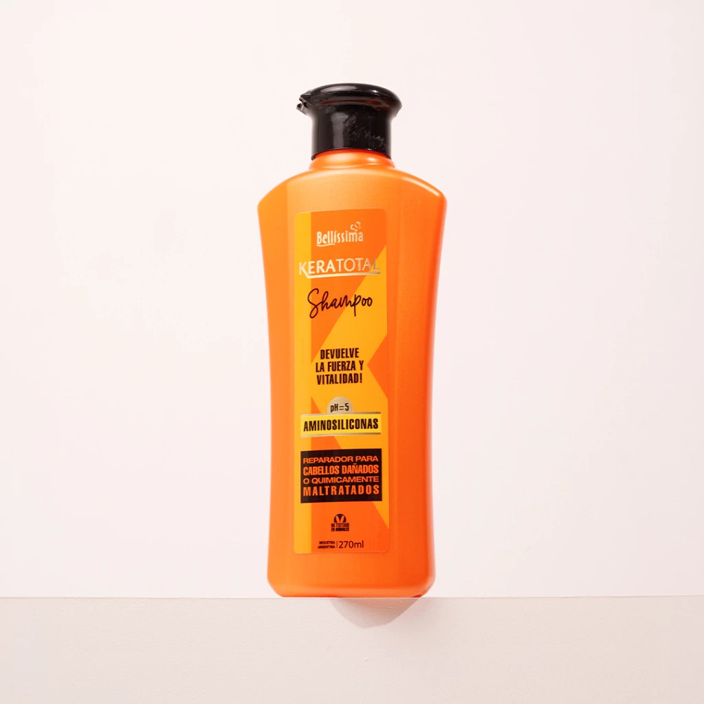 Bellíssima Keratotal Shampoo naranja 270ml