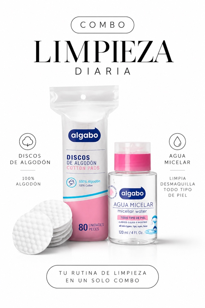 Algabo combo limpieza diaria