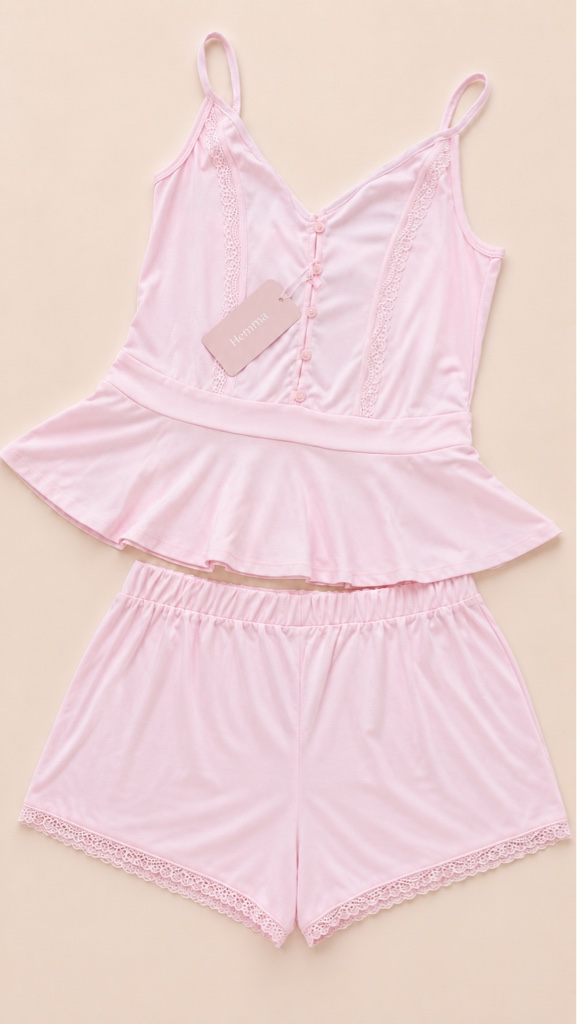 Set Pijama Lactancia Rosse