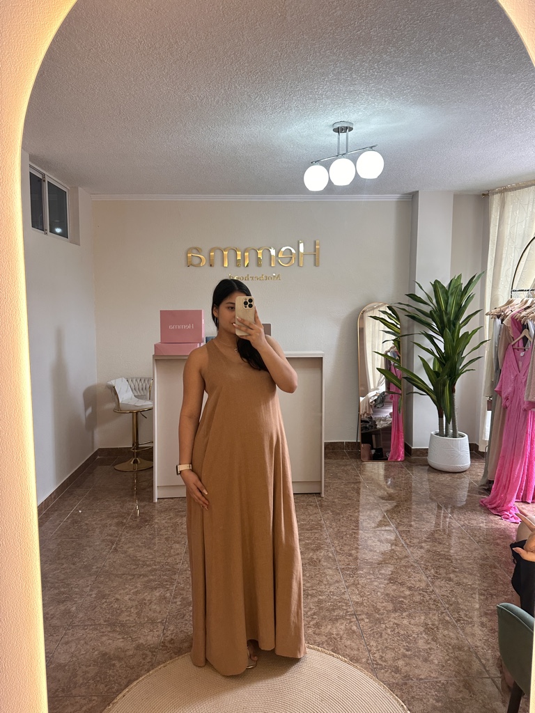 VESTIDO LARGO LINO🍃