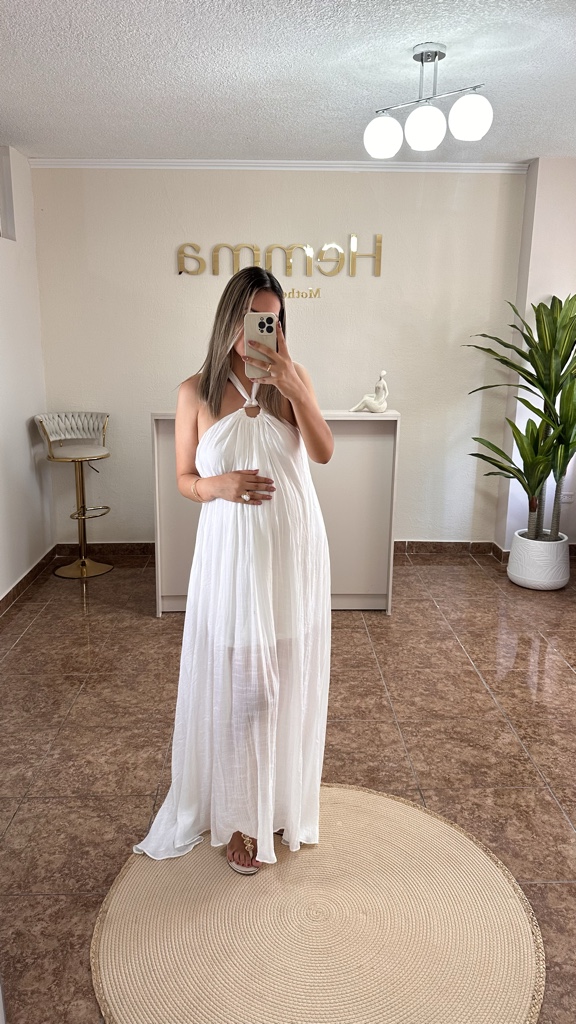 VESTIDO BLANCO SOFT