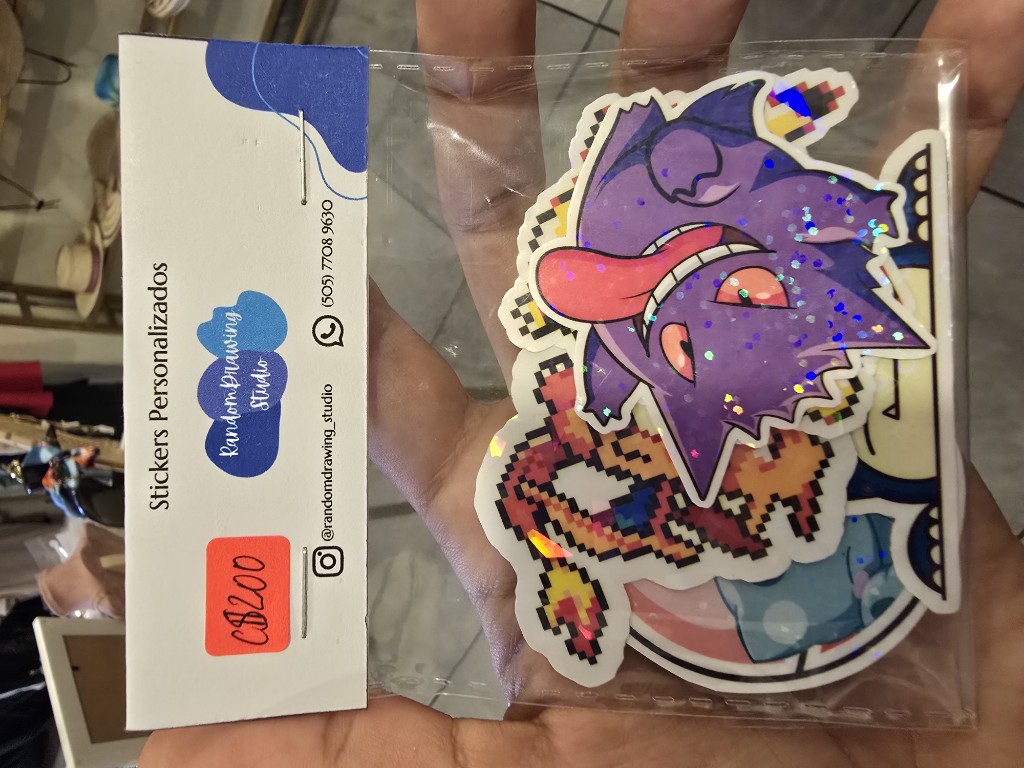 Stickers waterproof Pokemon (pack 5)