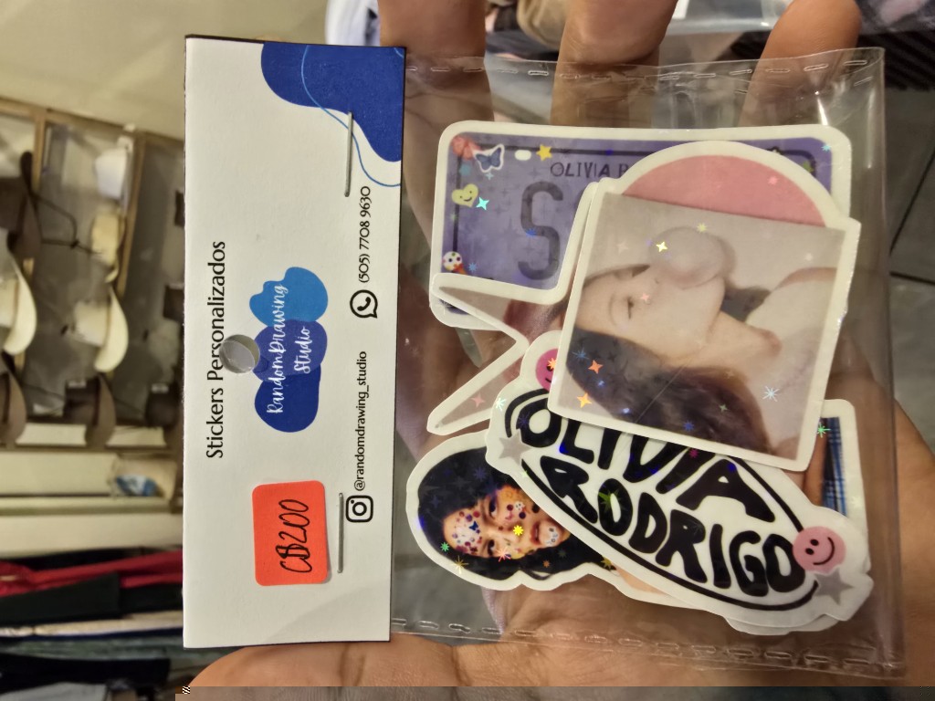 Stickers waterproof Olivia R. (Pack 5)