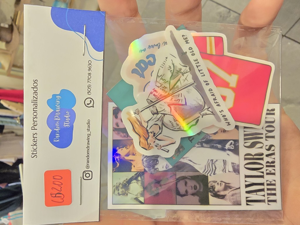 Stickers waterproof Taylor Swift (pack 5)