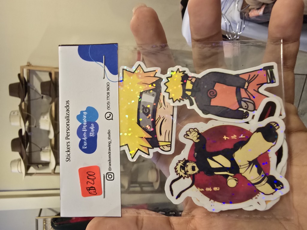 Stickers Waterproof Naruto (pack 5)
