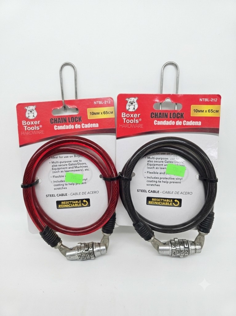 CANDADO COMBINACION NTBL-212 SEGURO NÚMEROS