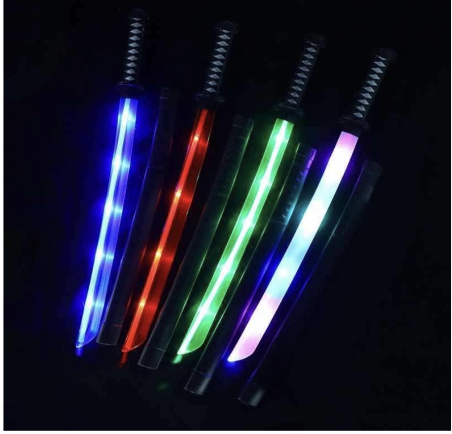 Espada LED multicolor