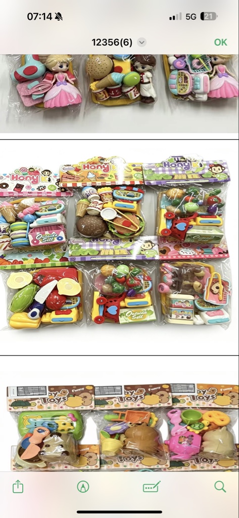 Kit de brinquedo mini culinario