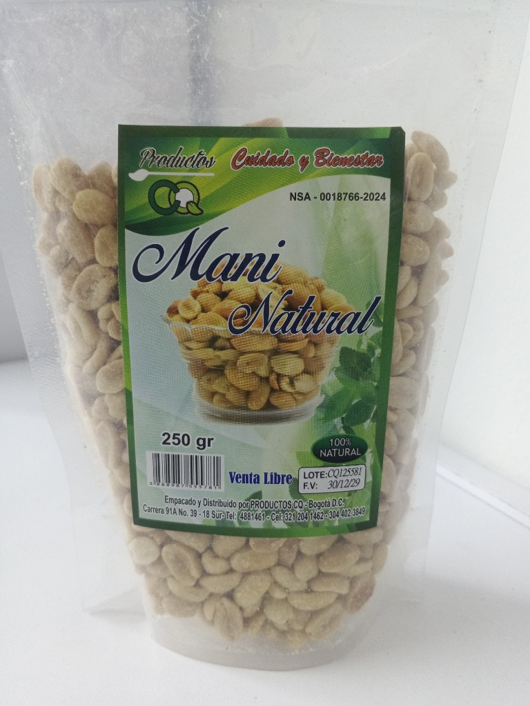 Maní natural x 250gr