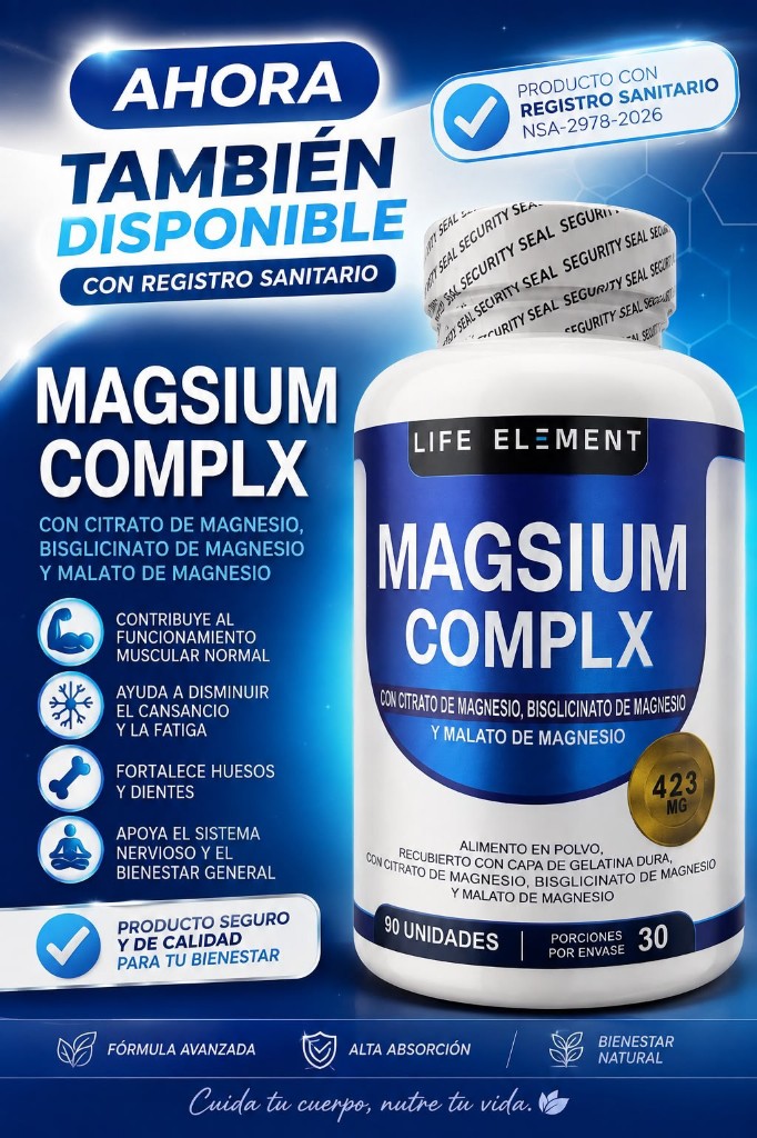 Magnesium complex x 90 caps