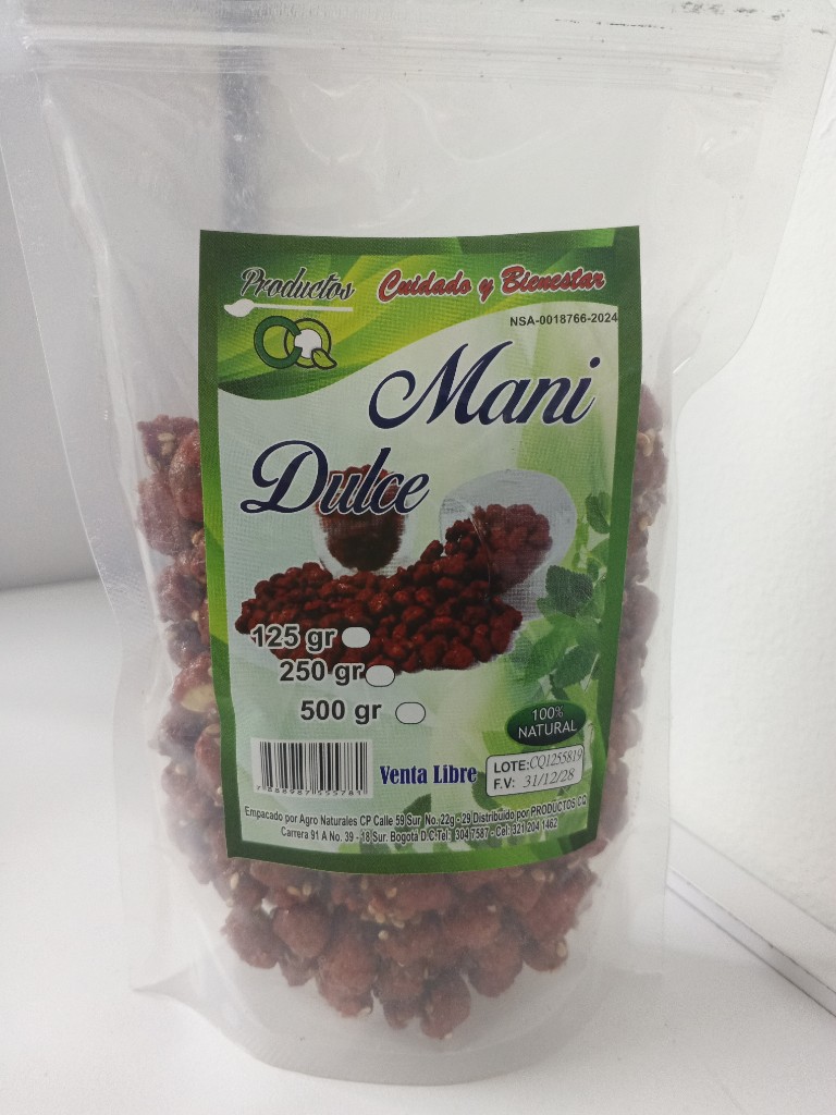 Maní dulce x 250gr