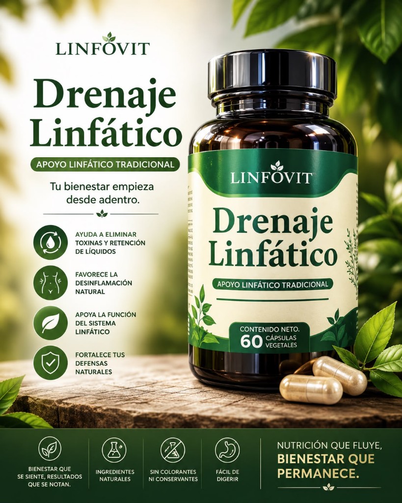 Drenaje Linfático x 60 caps