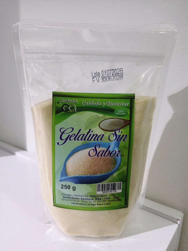 Gelatina sin sabor 250 g