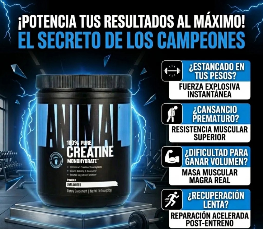 Creatine Monohydrate Animal x 1 libra