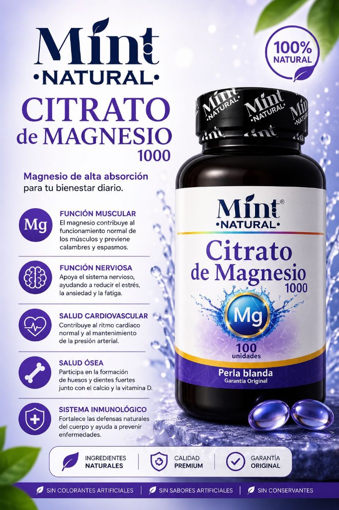 Citrato de Magnesio MN x 100caps
