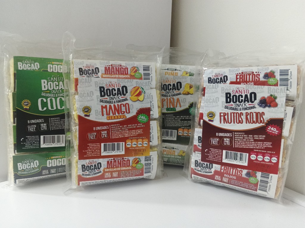 Barras de cereal snack