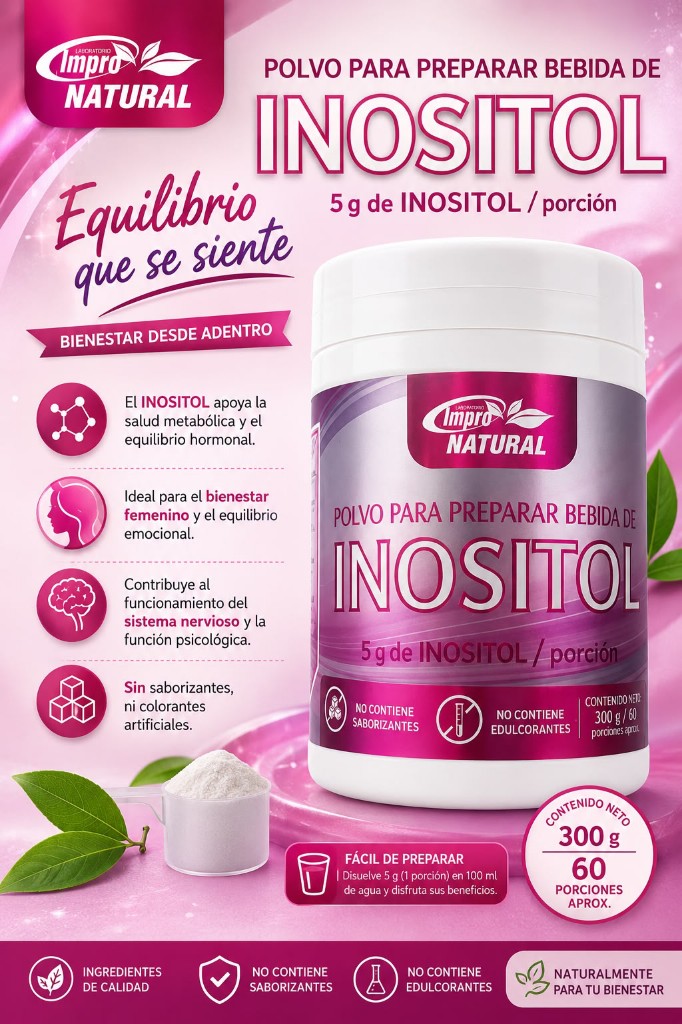 Inositol pulverizado x 300gr