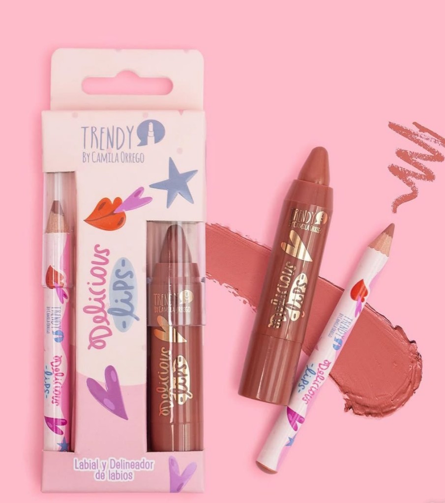 Kit de Labios crayola y delineador