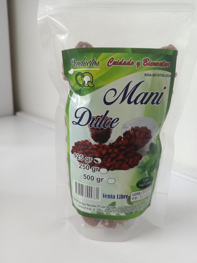 Maní dulce x 125gr