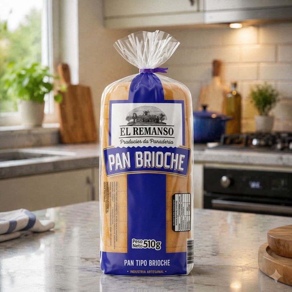 El Remanso Pan Brioche 510g