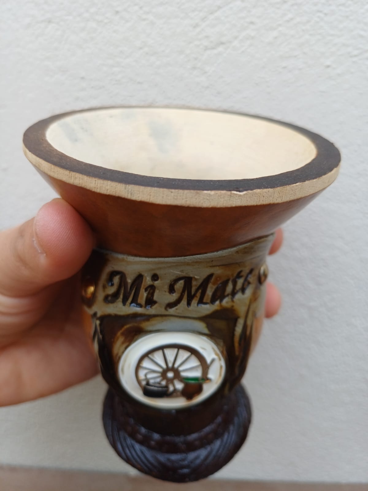 Mate de calabaza tipo artesanal (Mi mate)