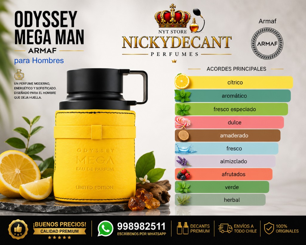 Armaf Odyssey Mega Man amarillo