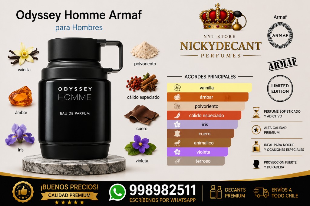 Armaf Odyssey Homme negro