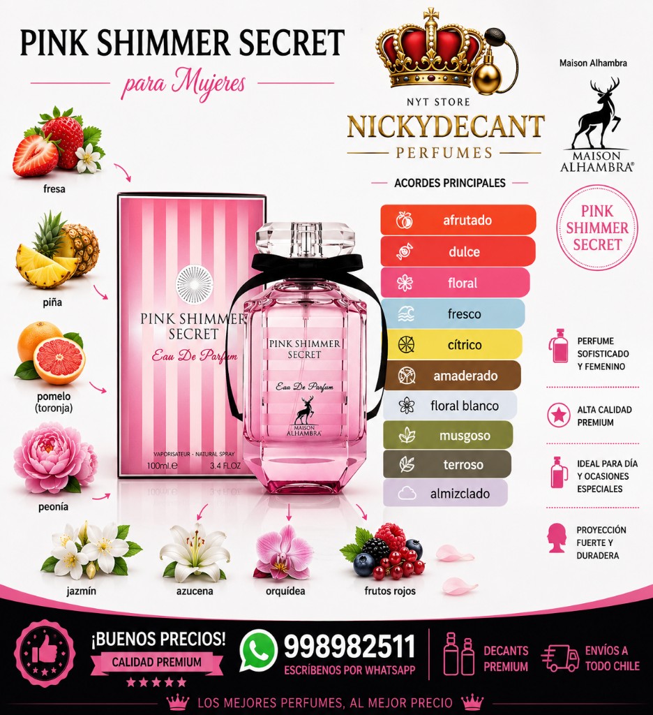 Maison Alhambra Pink Shimmer Secret