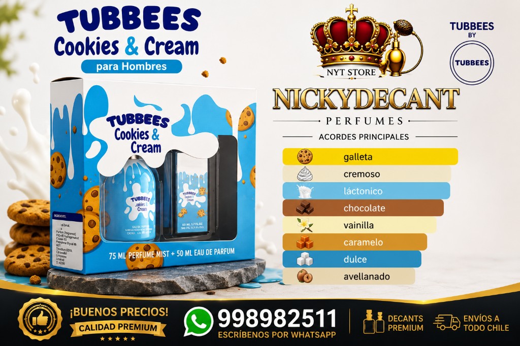 Tubbees Cookies & Cream hombre
