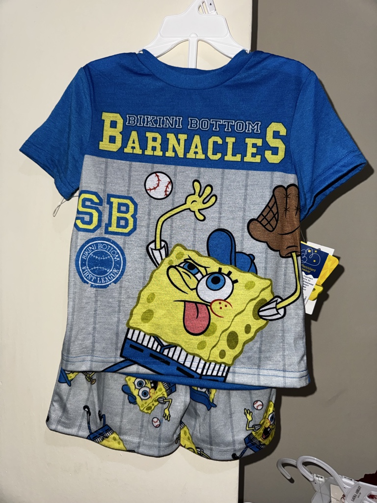 SpongeBob pijama azul Talla:4