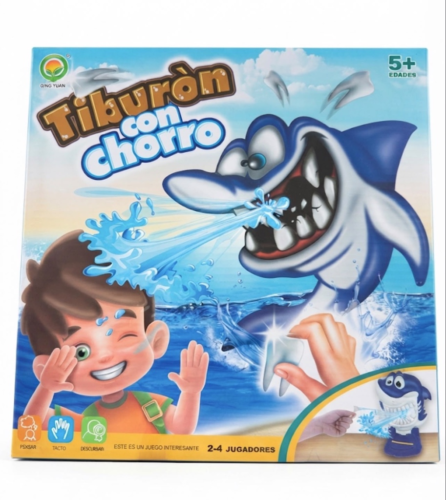 Juego Mesa Tiburón Con Chorro
