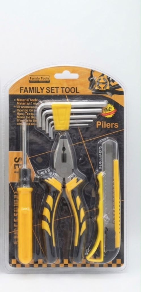 Kit Herramientas 8 piezas Family Tools
