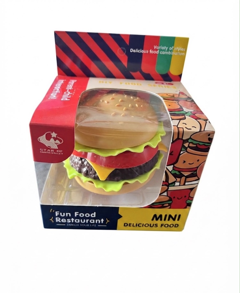 Mini hamburguesa y panini juguete