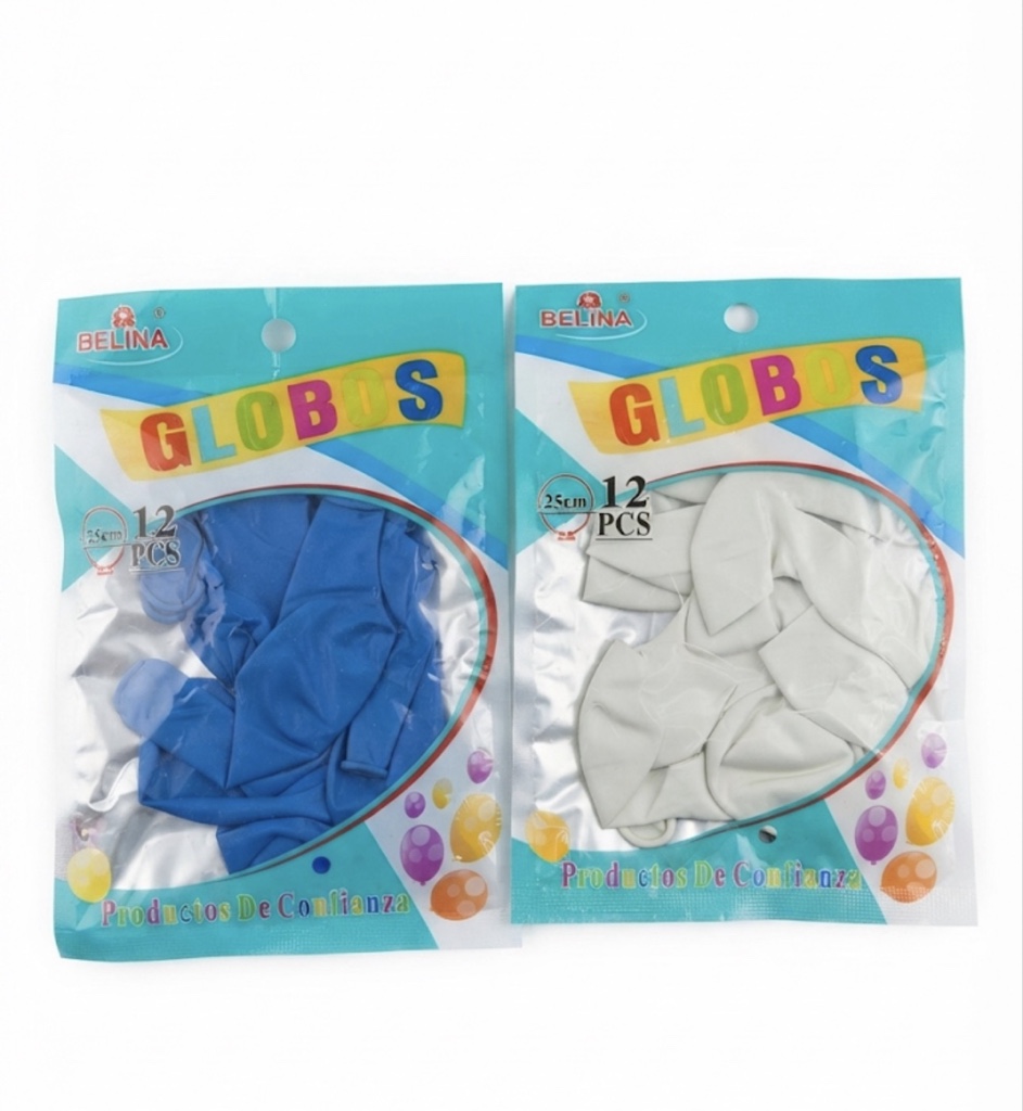 Globos Colores 25cm 12und