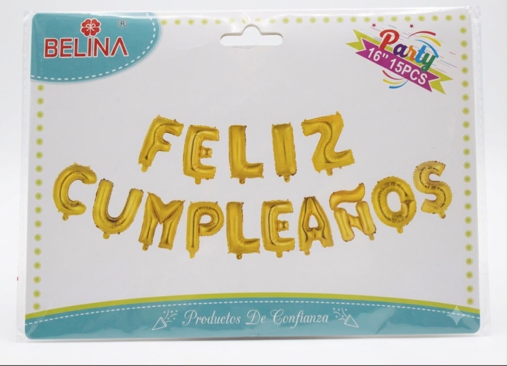 Globo Feliz Cumpleaños Guirnalda