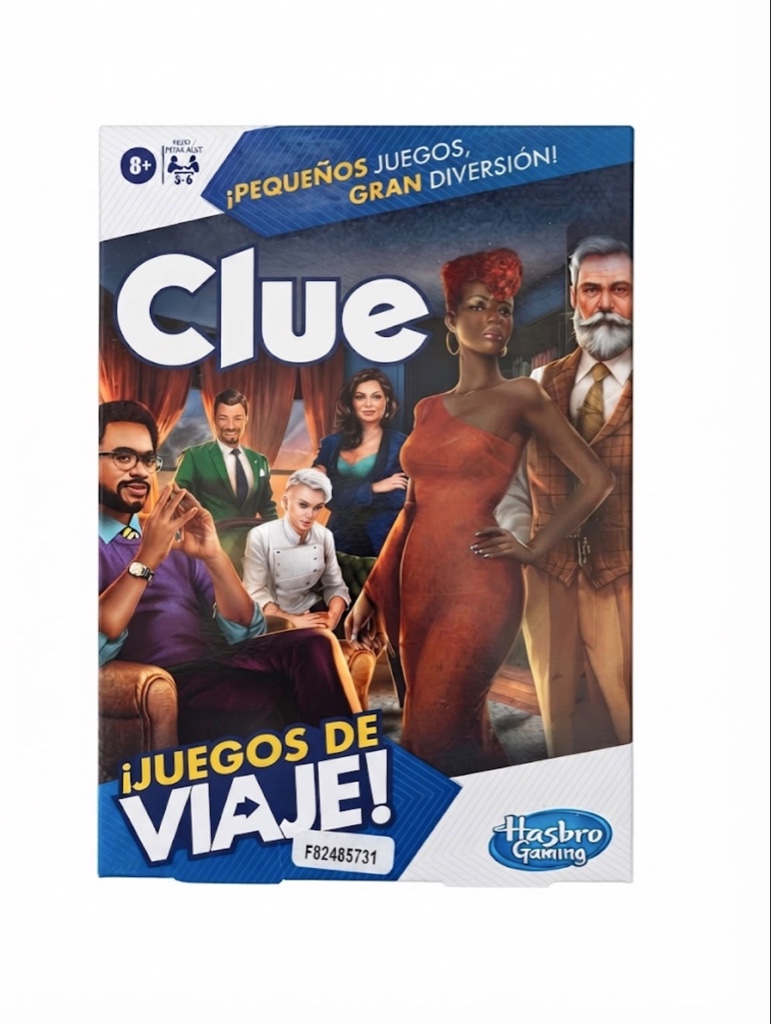 Hasbro Gaming Clue juego de viaje