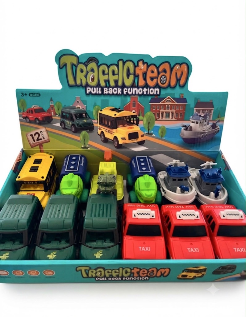 Autos Carritos Traffic Team Unidad