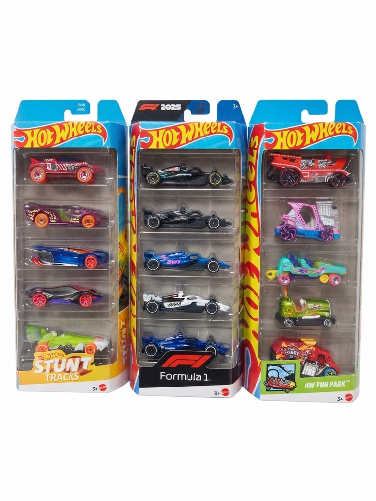 Hot Wheels set 5 autos