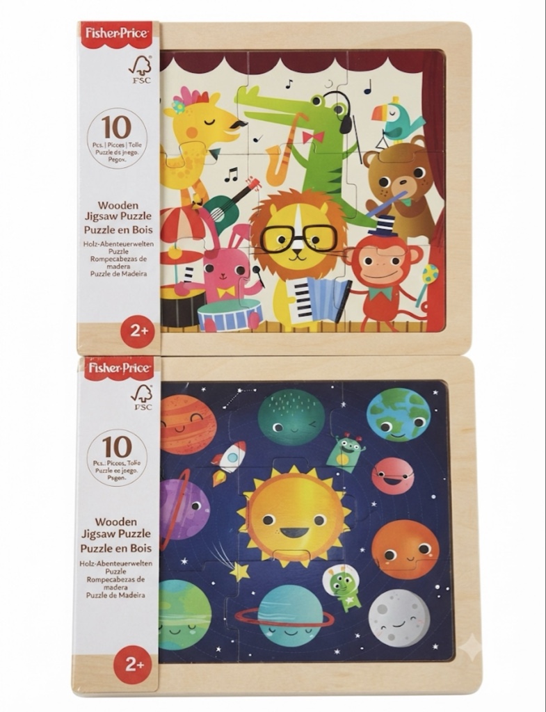 Fisher-Price puzzle madera 10 piezas