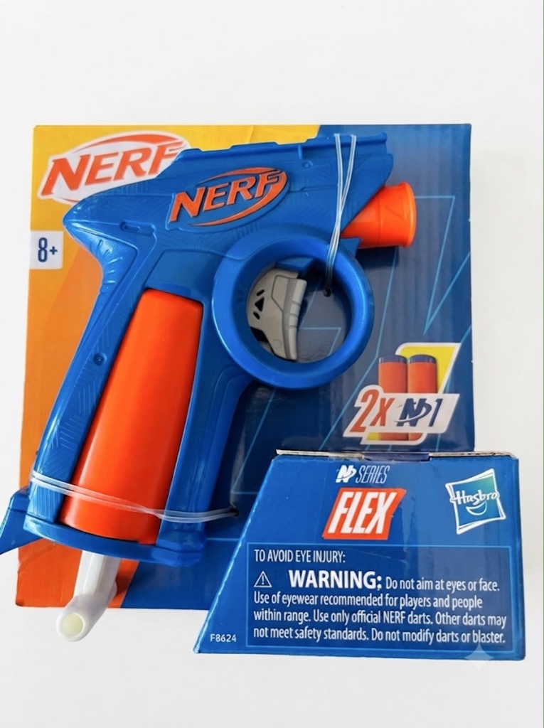 Nerf azul pistola