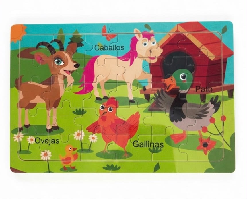 Rompecabezas Puzzle animales de granja