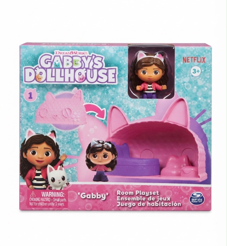 Gabby's Dollhouse set habitación