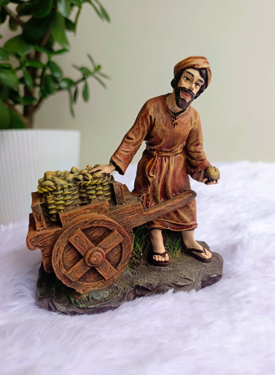 Vendedor de pan en carreta