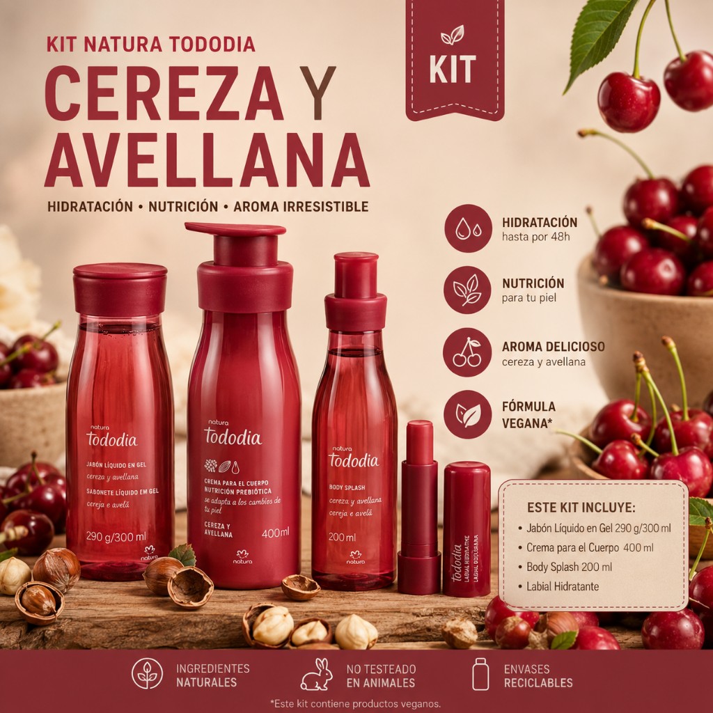 Natura Tododia Kit Cereza y Avellana