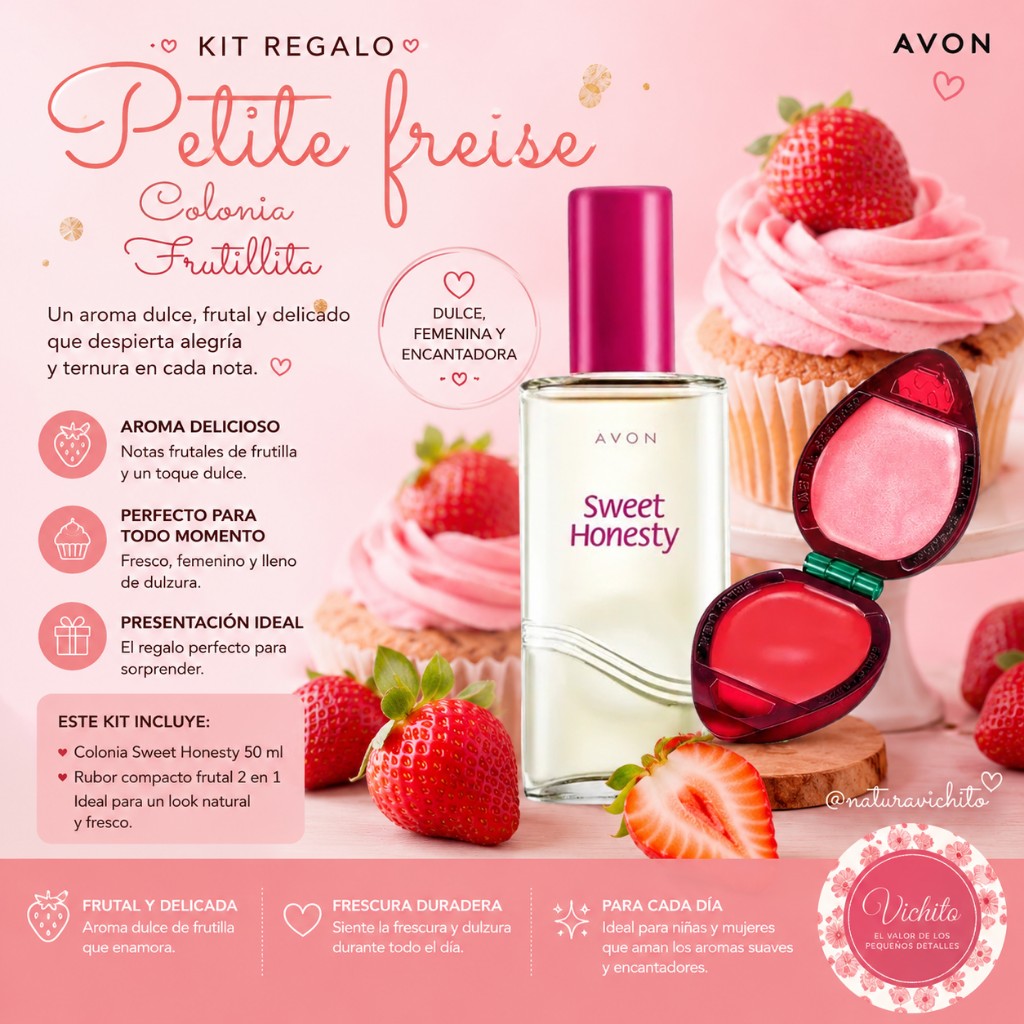 Avon Petite Freise kit regalo